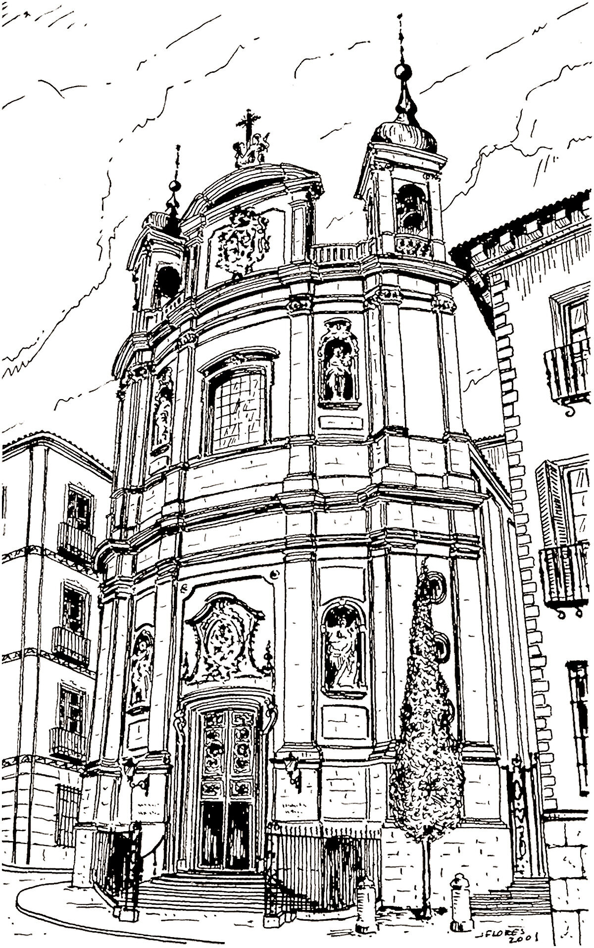 Barock-Kirche Santos Justo y Pastor, heute San Miguel