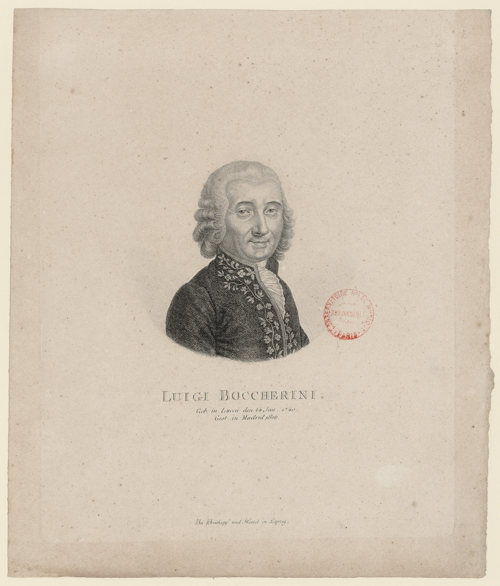 Luigi Boccherini collection of Philharmonie de Paris