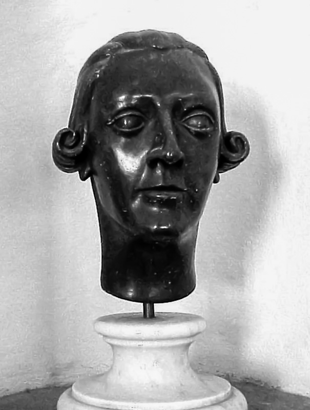 Rekonstruktion des Schädels von Boccherini nach den Ergebnissen der Untersuchung der sterblichen Reste